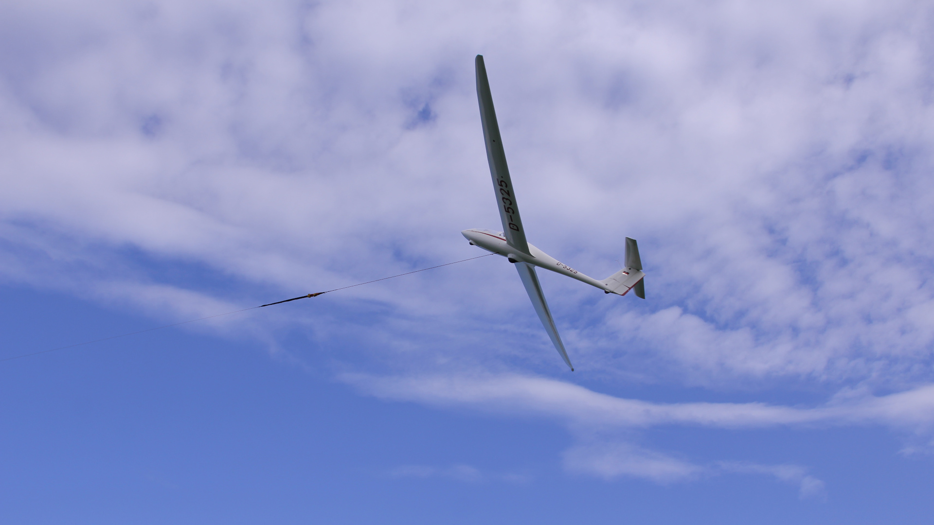 Start Segelflugzeug